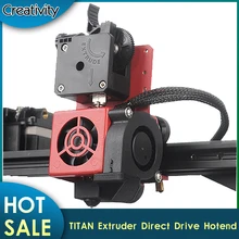TITAN Extruder Drive Langsung Hotend Kit 1.75Mm Direct Drive Fan Extruder 3D Printer Extruder untuk Ender-3/Ender 3 Pro/CR-10/CR-10S