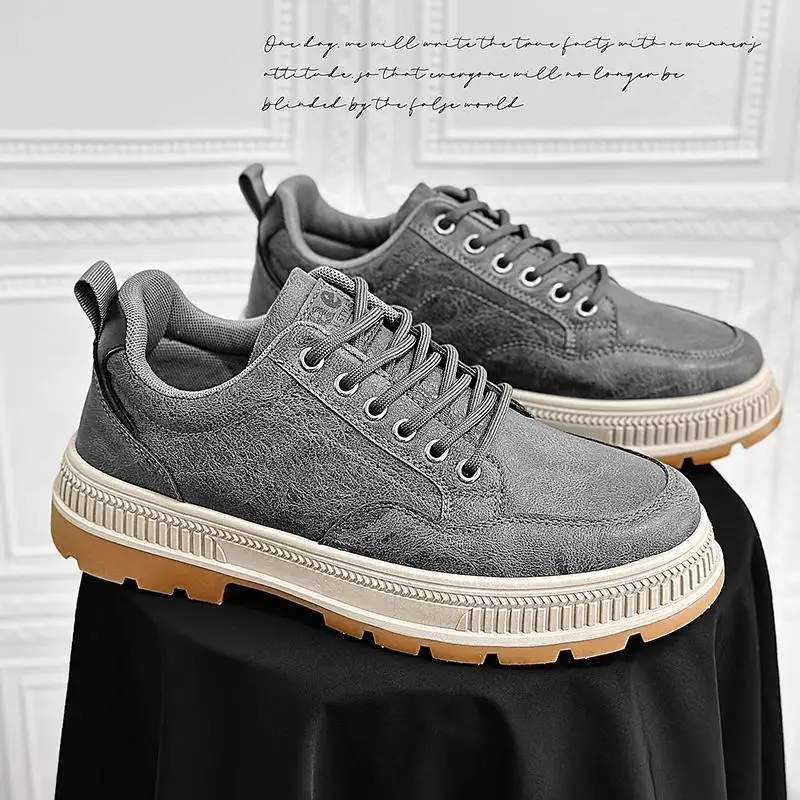 

Genuine Leather Men's Shoes British Korean Height Increasing Insole Bridegroom Wedding Suit Business Formal Wear Casual Men's Le