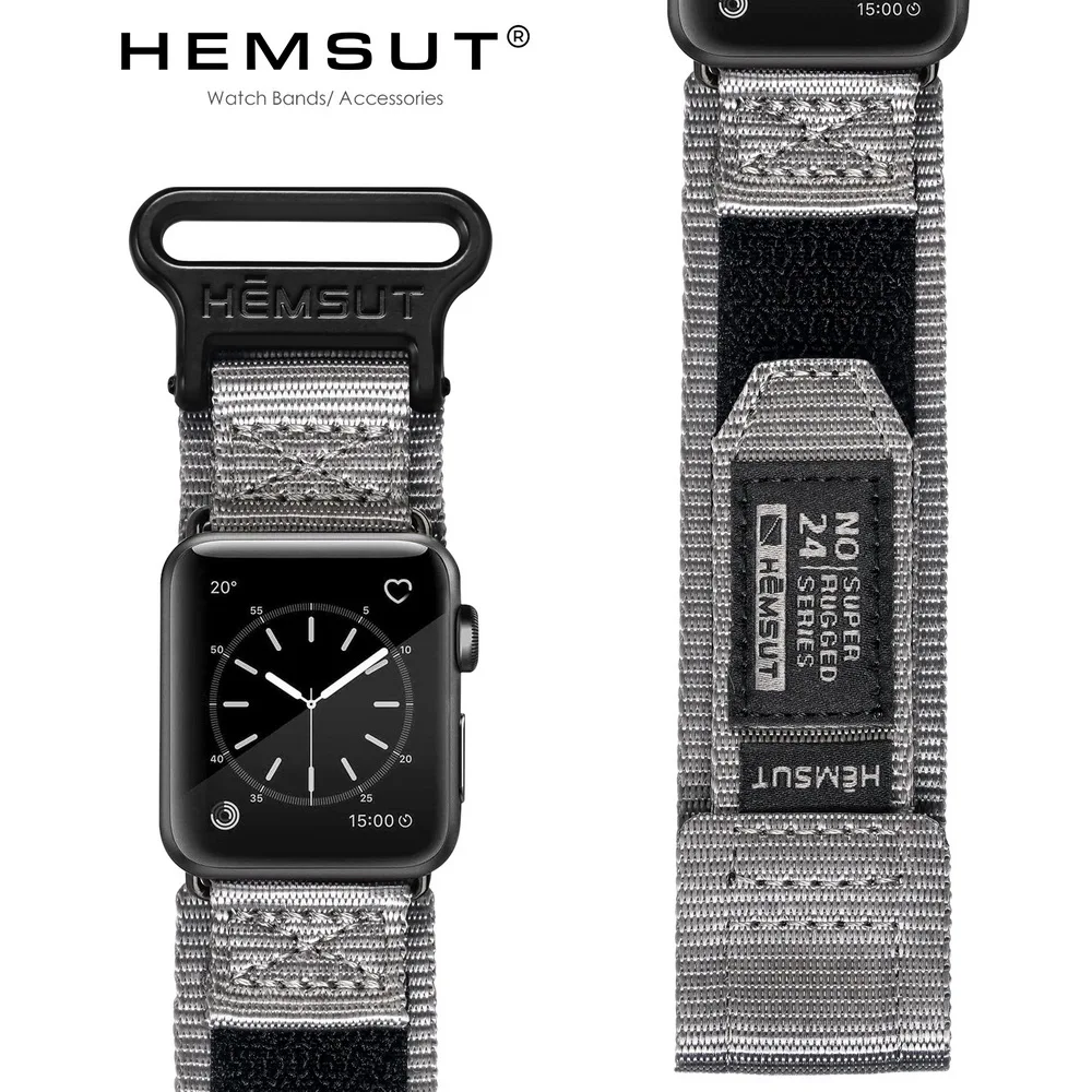 HEMSUT для Apple Watch Band 40 мм 44 Спортивная фотография Mi 4 Iwatch 7 5 6 Se 2 3 высокое качество |