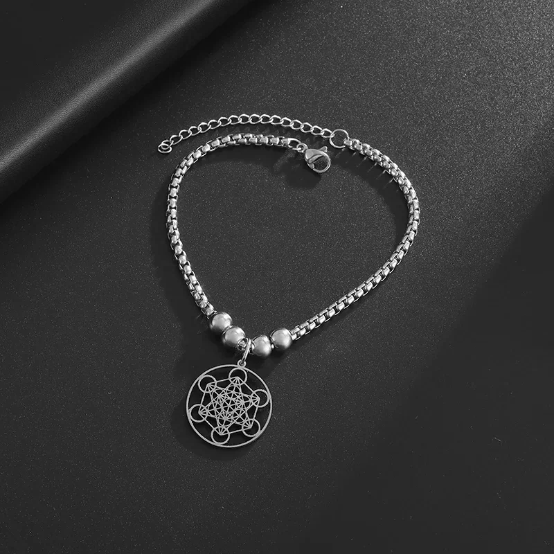 Простой дизайн кольцо-подвеска из нержавеющей стали с уплотнением ангела