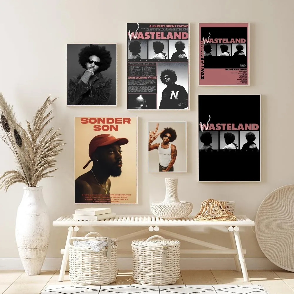 

Плакат Брента Faiyaz «Wasteland», музыкальный плакат, бумажный принт для дома, гостиной, спальни, входа, бара, ресторана, кафе, художественная живопись, украшение
