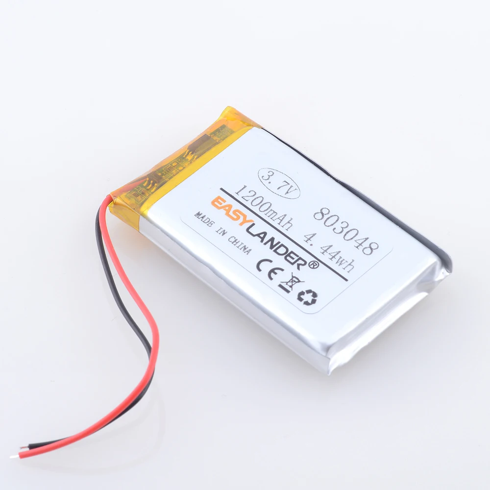 Фото 3,7 В 1200 мАч Полимерная литиевая аккумуляторная батарея Lipo 803048   Для детской оптики DXR-8 Видеоняня Sp 803048   DXR8 №2
