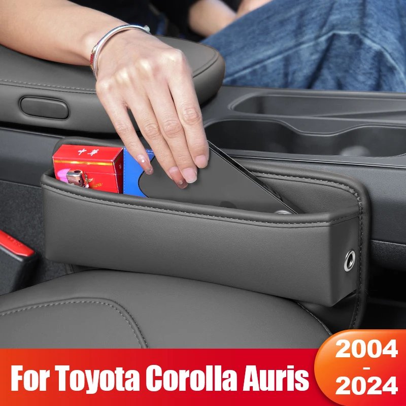 

For Toyota Corolla Auris E150 E180 E210 E15 E18 E21 Touring Sport 2004~2024 Car Seat Gap Storage Pocket Accessories