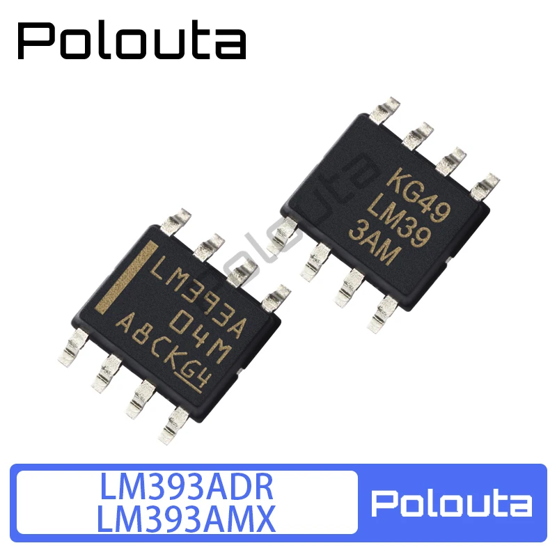 20 шт. lm393ader LM393AMX LM393 SOP-8 двойной прецизионный дифференциальный компаратор IC чип Polouta