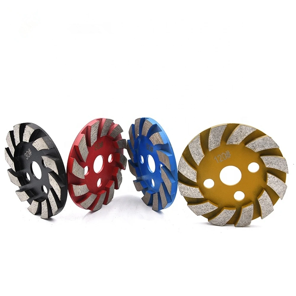 9 шт. 4-ступенчатые алмазные напольные шлифовальные диски GD76 диаметр 100 мм 12