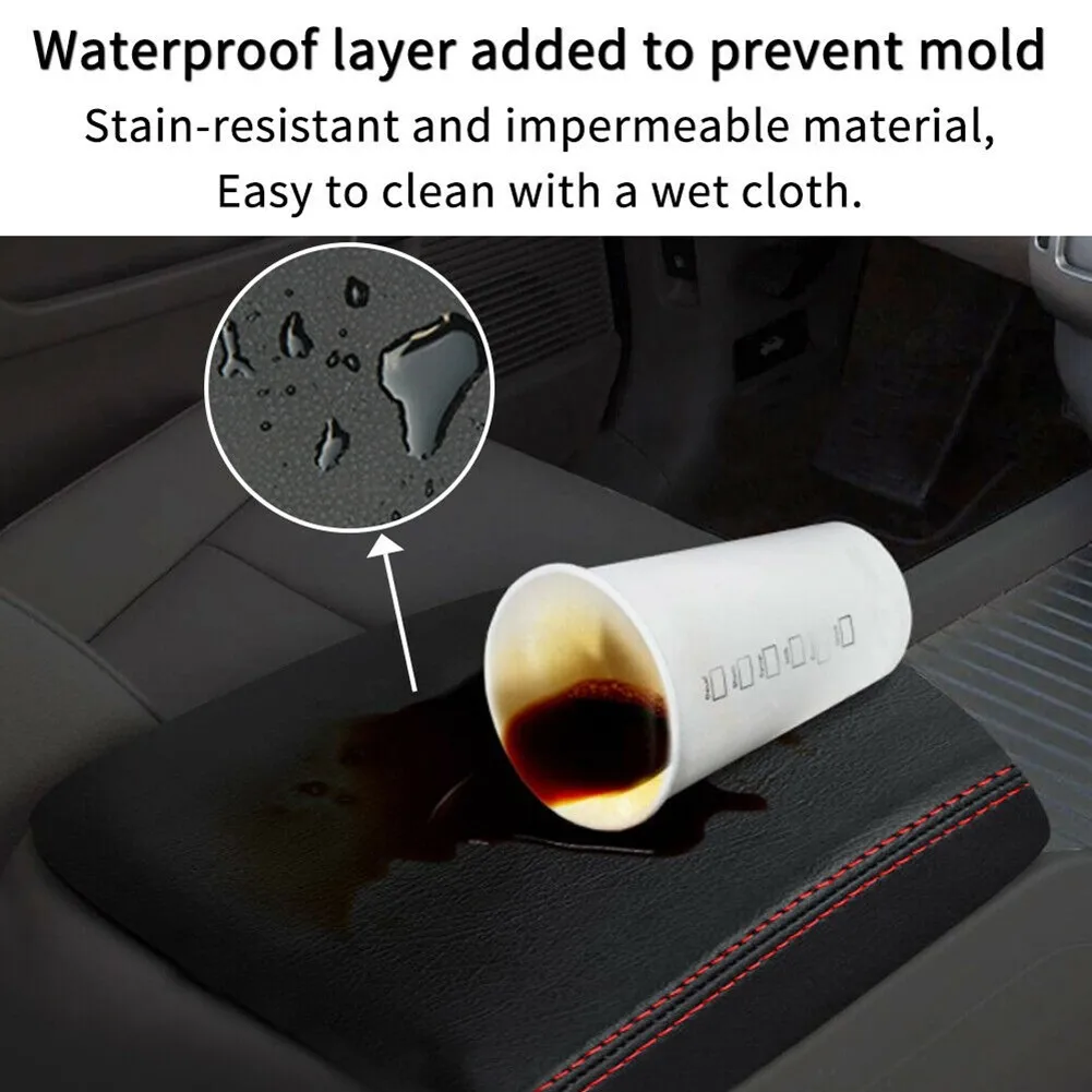 

1pc Car Interior Armrest Center Console PU Leather Armrest Cover Fit For Jeep Renegade 2015-2021 Armrest Cover Durable Parts