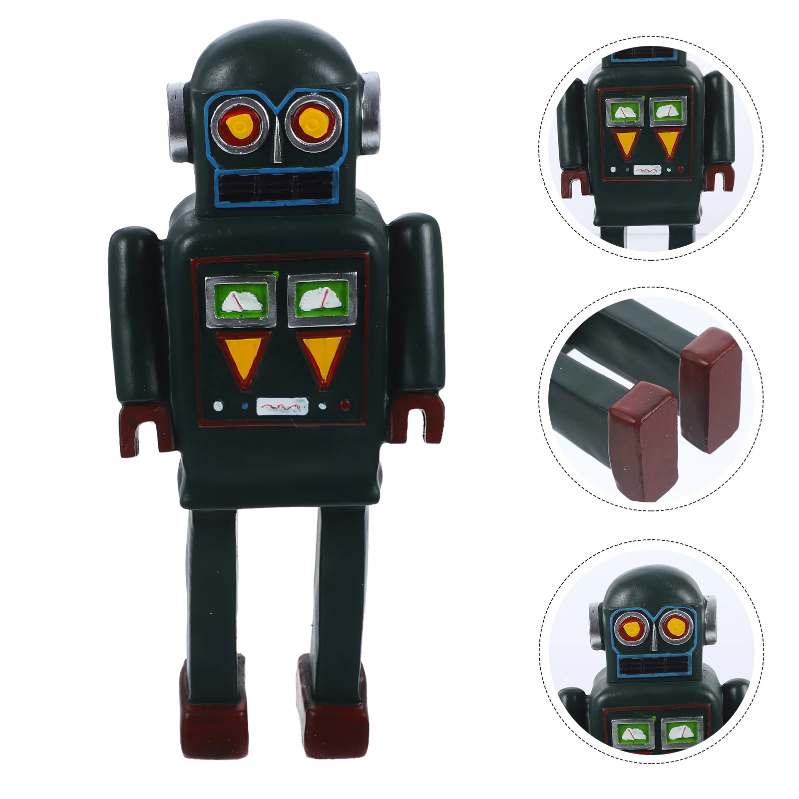 

Robot Model Vintage Home Decor Decorative Novelty Desktop Craft Ornament Decorate Resin Office