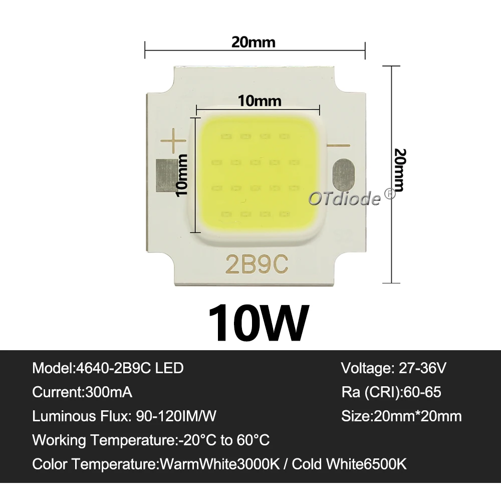 

LED лампы OTdiode 10W 20W 30W 50W 70W