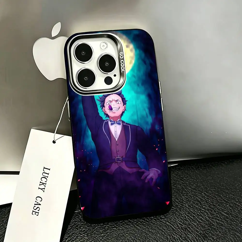 Чехол для телефона Anime Re:Zero Natsuki Subaru для iPhone 17, 16, 15, 14, 13, 12, 11 Plus, Pro Max, XS, цветной, с серебряным покрытием внутри (art.: 3920da8a95aa6) - 3920da8a95aa6
