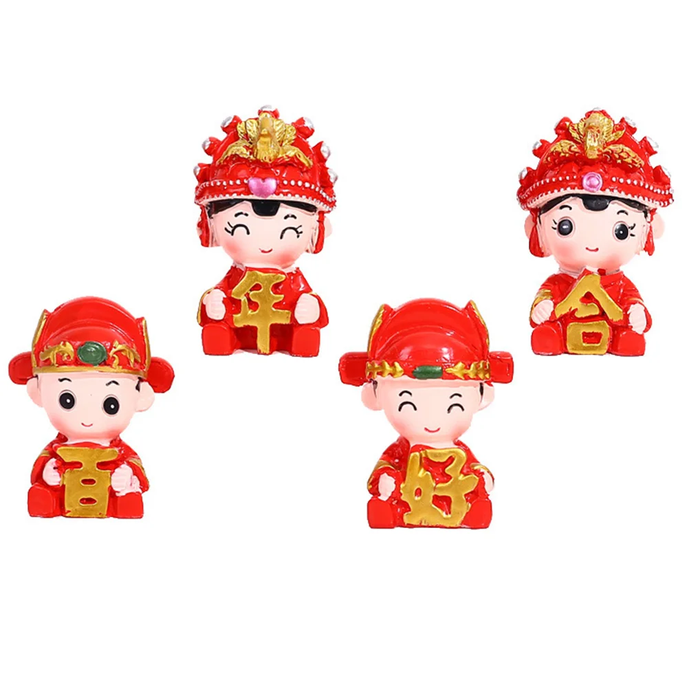 

Wedding Couple Cake Chinese Decor Decorations Figurines Supplies Party Groombride Bridal Shower Dayvalentine Kissing Figurine