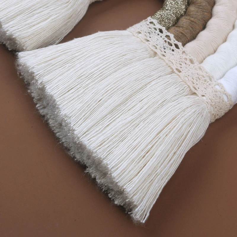 

831B Радуга- Гобелен Макраме- Настенный Гобелен ручной работы с кистями Настенный Декор