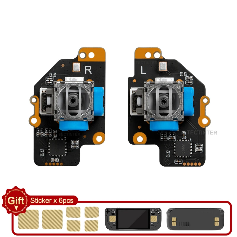 

Модуль электромагнитного джойстика для палубы, запасные части Tumbstick, аналоговый модуль джойстика без дрифтинга для замены палубы пара