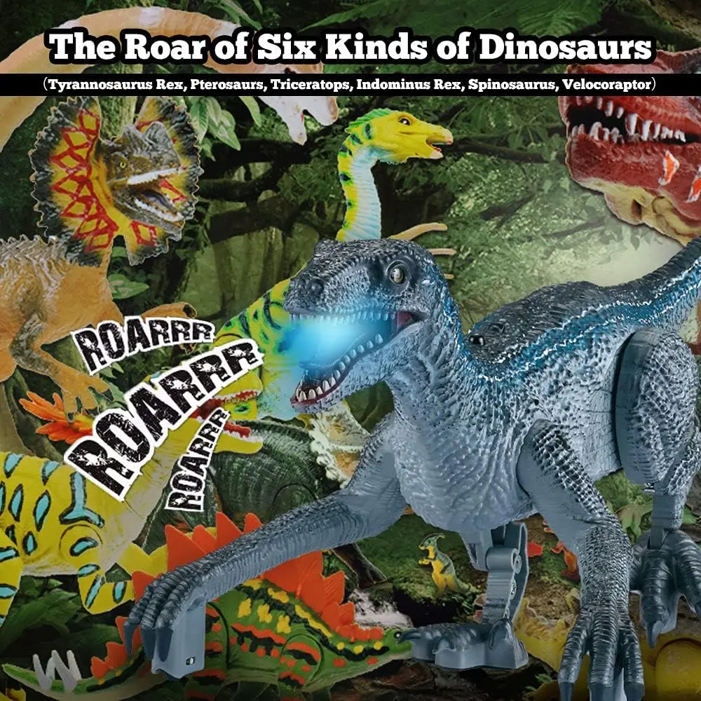 Игрушки динозавров с дистанционным управлением для детей электронный