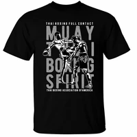 unique design mma martial arts muay thai boxing spirit t shirt summer cotton short sleeve o neck mens t shirt new s 3xl