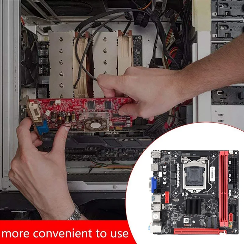 Материнская плата B75A (B75) + кабель SATA перегородка LGA1155 2XDDR3 RAM слот NVME M.2 интерфейс WIFI
