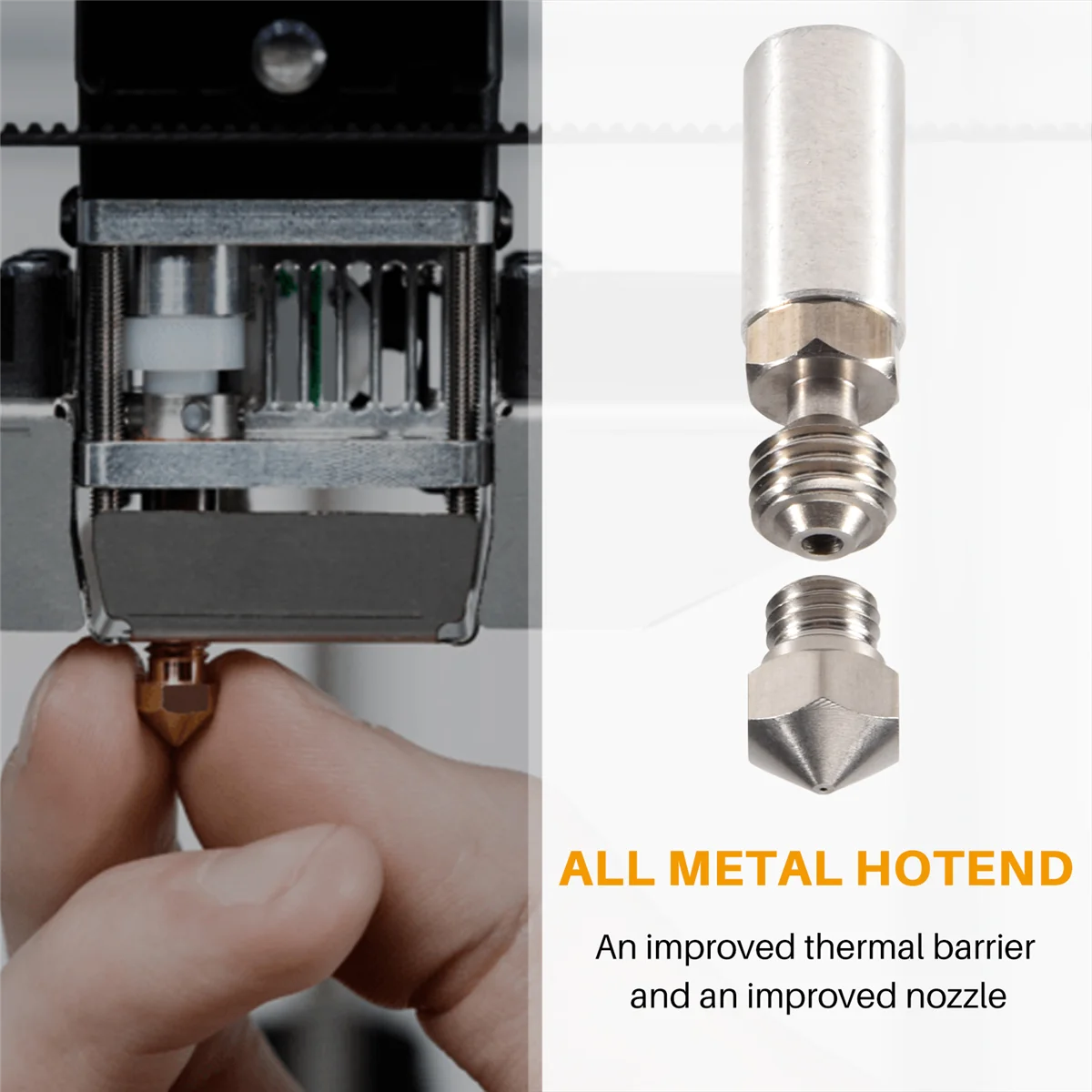 Цельнометаллическое сопло Hotend MK10 0 4 мм для Wanhao FlashForge PowerSpec