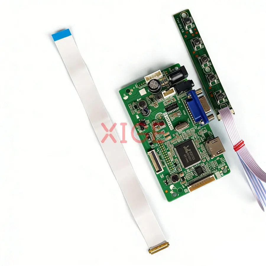 Фото Для B140XW01 B140XTN02 B140XTN07 B140XTN03 комплект платы контроллера привода экрана EDP 30-контактный монитор для ноутбука HDMI + VGA 1366*768 1366x768 №1
