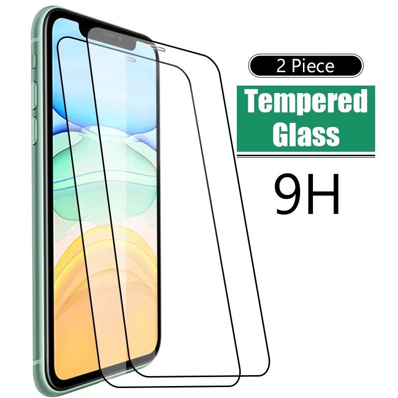 

2pcs Protective Glass for iPhone 14 Plus 13 12 Mini 11 Pro Max Front Film for iPhone 6 6s 7 8 Plus Se 2020 XR X XS Max 5 5s