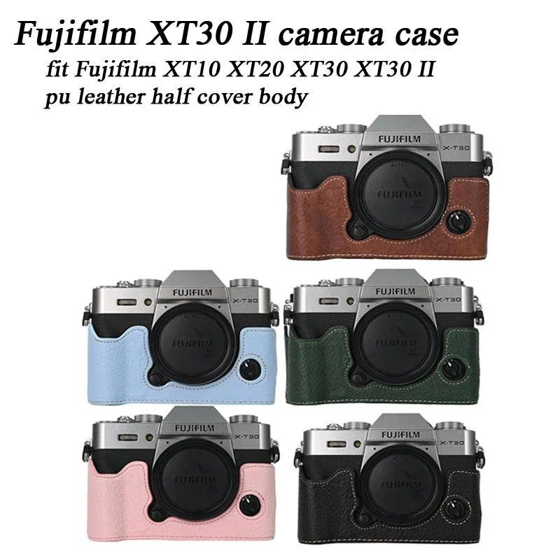 Pu Leather Camera Case For Fujifilm XT10 XT20 XT30