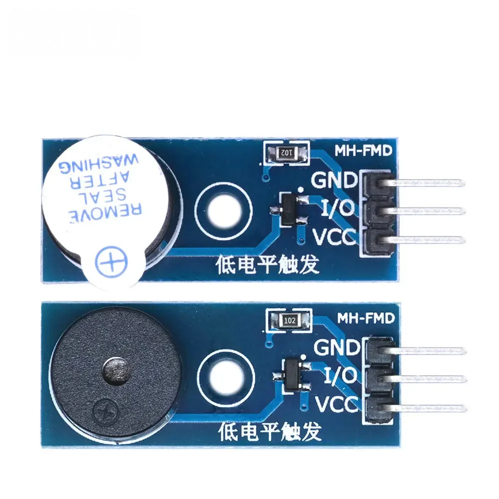 Фото Плата управления с низким уровнем активации DC3.3-5V, модуль зуммера для Arduino Smart Car DIY Kit - активный/пассивный с датчиком звука №3