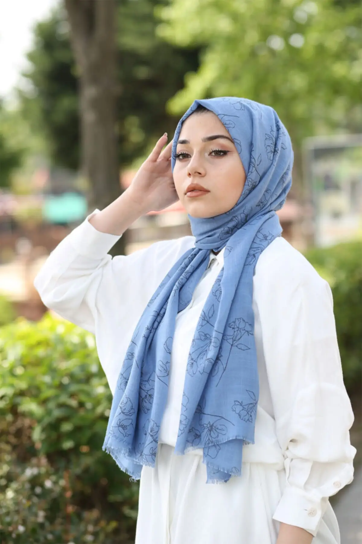 

Floral Pattern Shawl Women 2021 Fashion Hijab