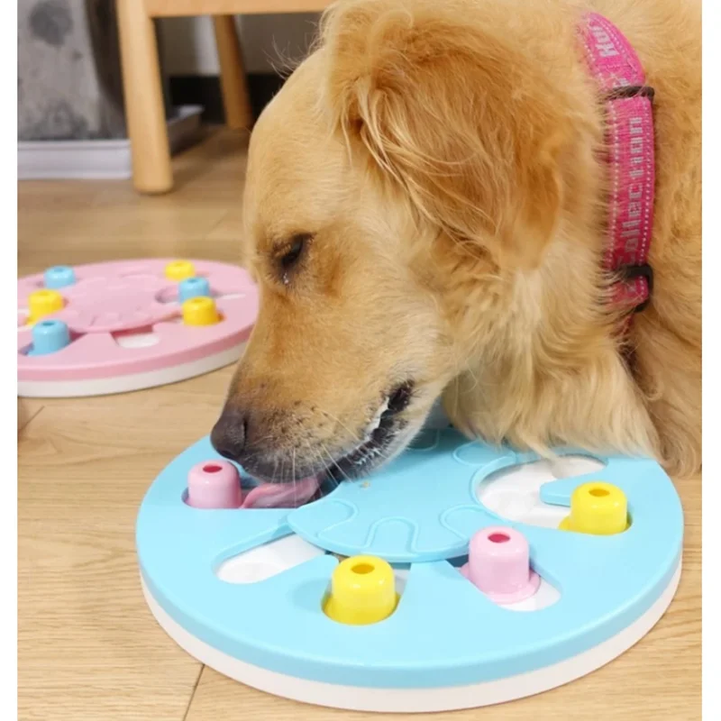 

Dog Puzzle Toys Increase IQ Interactive Slow Dispensing Feeder Pet Cat Puppy Training Games FeedingFeeding Food Intelligence Toy