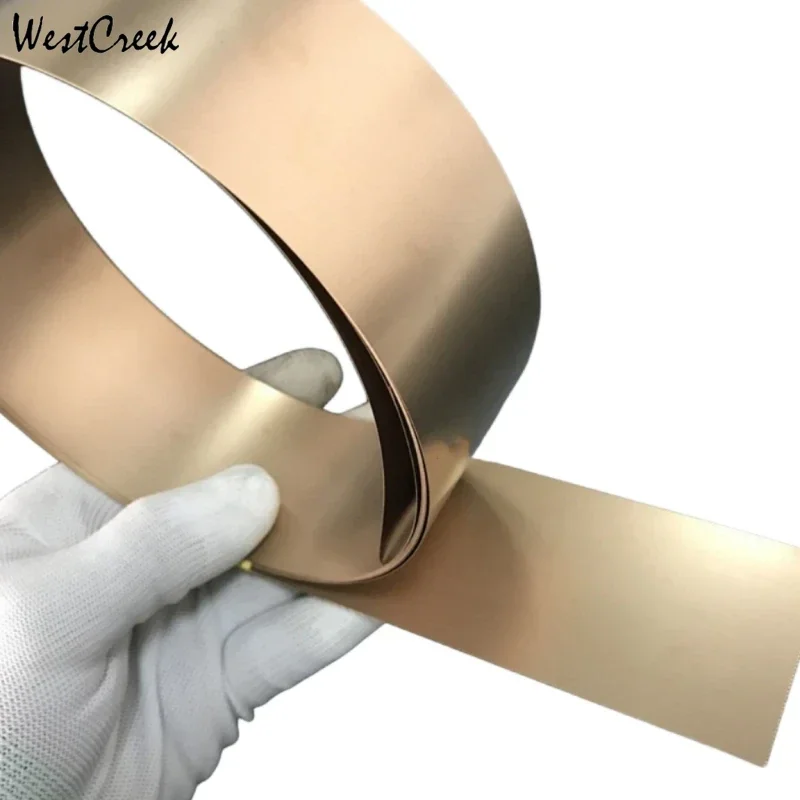 Фосфорная медь-лента WESTCREEK C5210 высокого качества медная фольга 0 08 мм 1 2 5 3