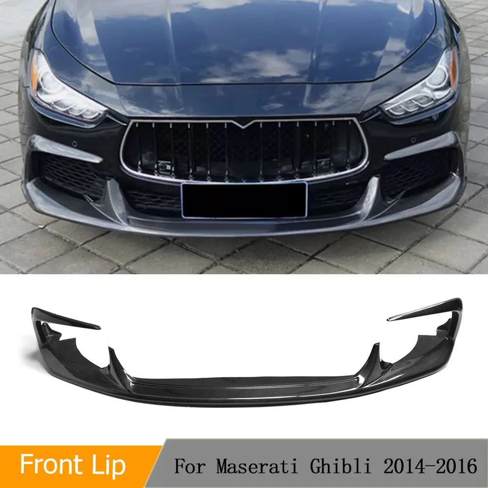 Автомобильный передний бампер спойлер для Maserati Ghibli 2014 2015 2016 гоночная передняя