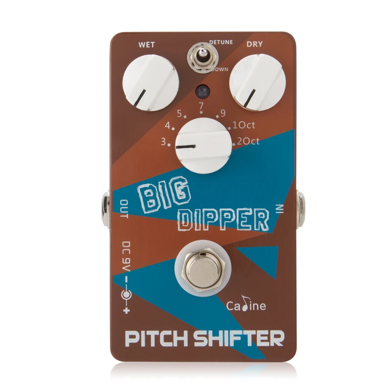 Caline CP-36 Pitch Shifter Digital Guitar Effect Pedal Big Dipper Pedal può ottenere Pitch o Octave Sound Guitar Parts accessori