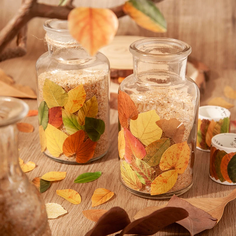 Рисунок 5 - стикеры в виде листьев для скр