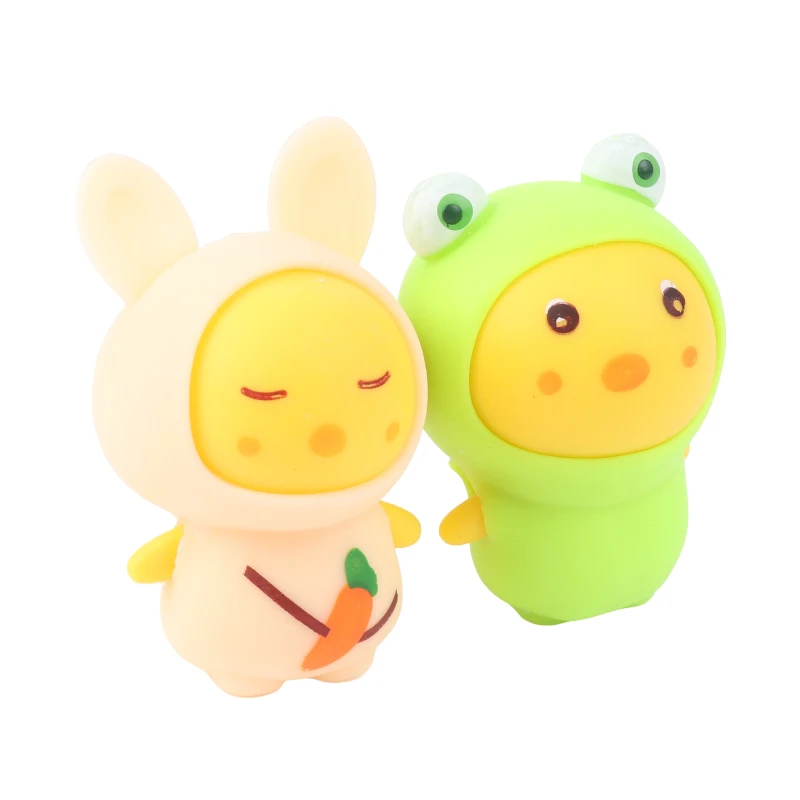 

Новинка, детская милая игрушка-кролик-лягушка, сжимаемая чашка, редис, кролик, чашка, Новая творческая игрушка для розыгрышей, музыкальный кролик