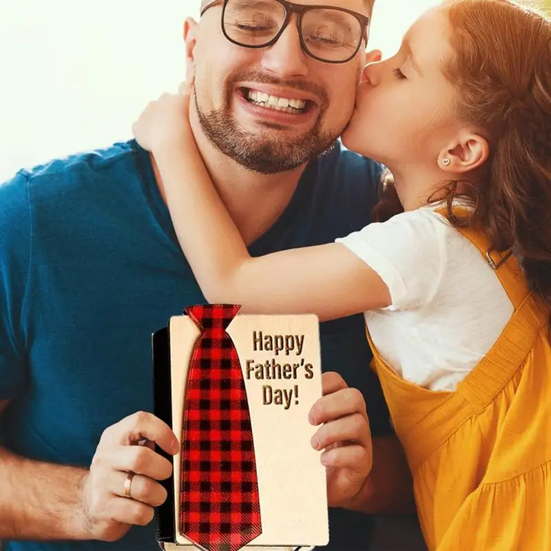 Многофункциональный органайзер для карт деревянный держатель на День отца