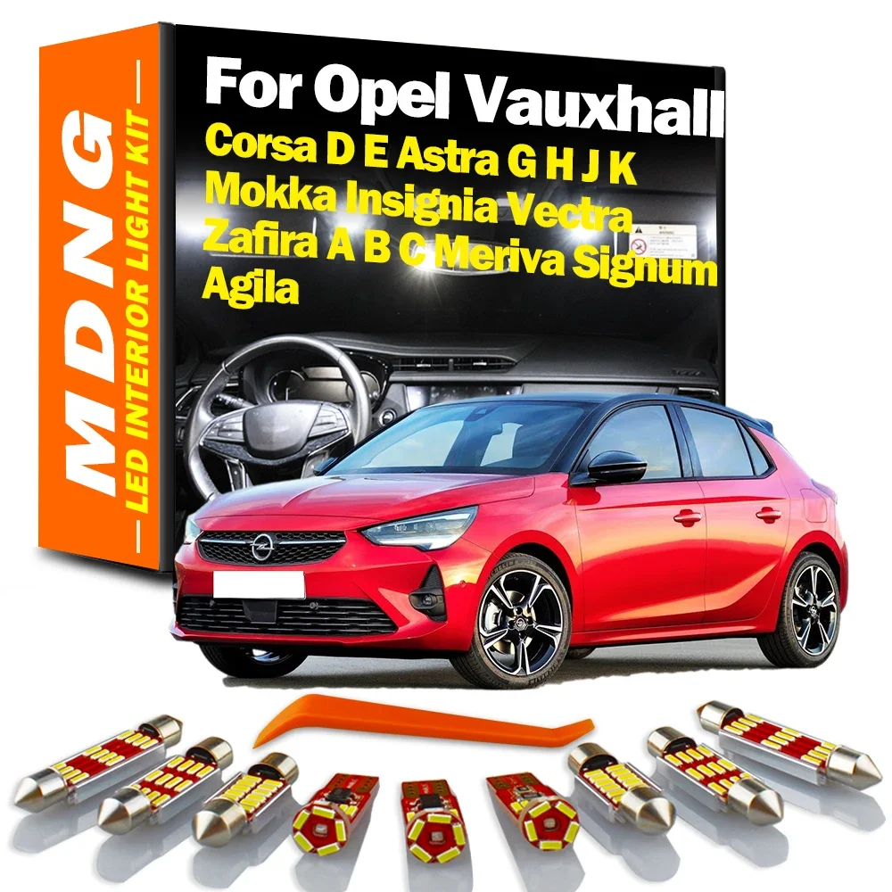 Фонарь для салона автомобиля Opel Vauxhall Zafira A B C Astra G H J K Corsa D E Mokka Insignia Vectra Meriva Signum Agila