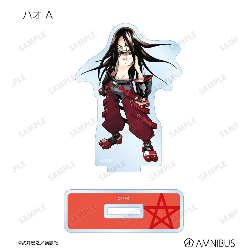 Фото Акриловая фигурка-подставка 15 см по аниме SHAMAN KING, настольное украшение, декор для спальни, подарки на праздники, брелоки №4