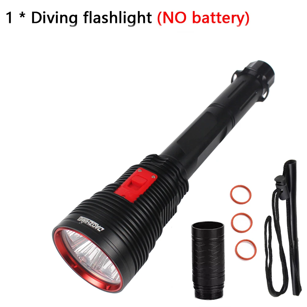 

DAOZHIMEI Подводный фонарь 8000 Люмен 4*XHP70