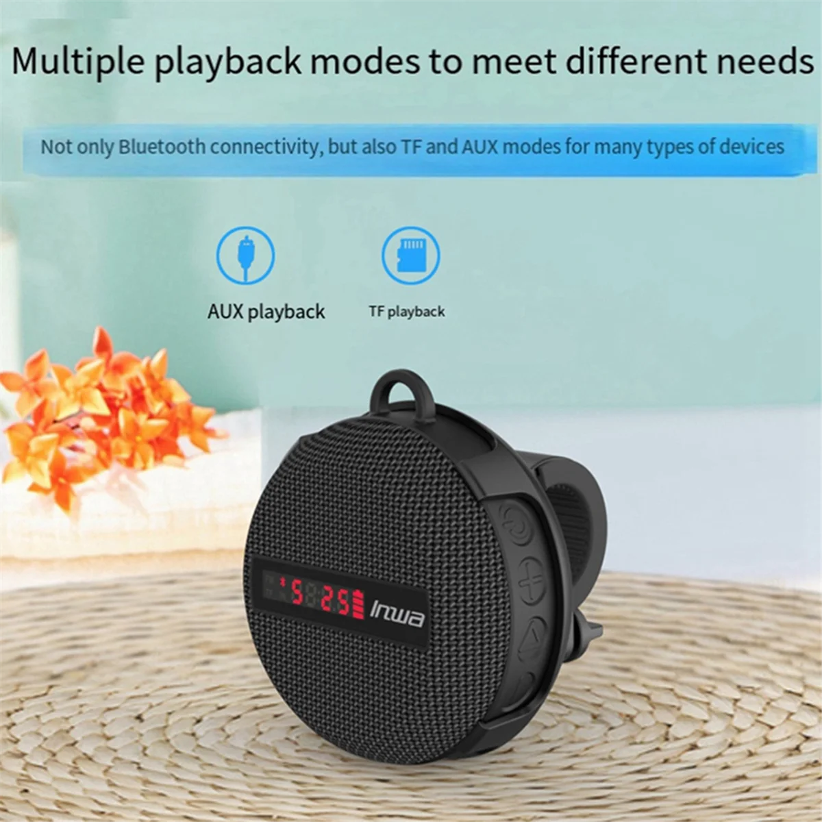 INWA Smart Bluetooth Quick Display Динамик Портативный водонепроницаемый и пыленепроницаемый