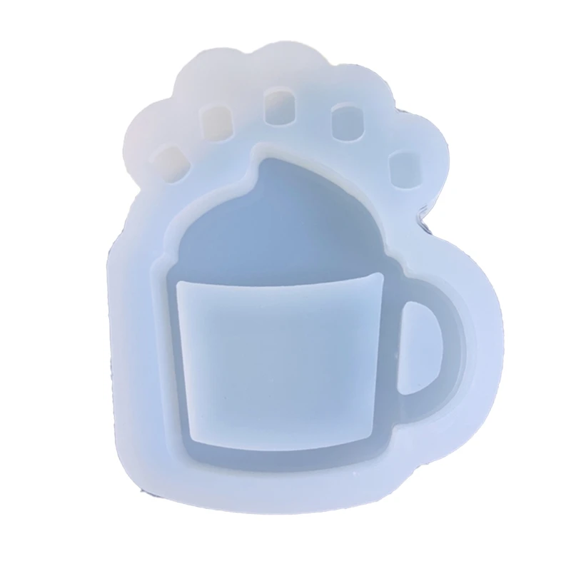

652F Quicksand Silicone Molds Coffee Milk Tea Ice Cream Silicone Molds For Resin Jewelry Making Shaker Molds For Epoxy Resin