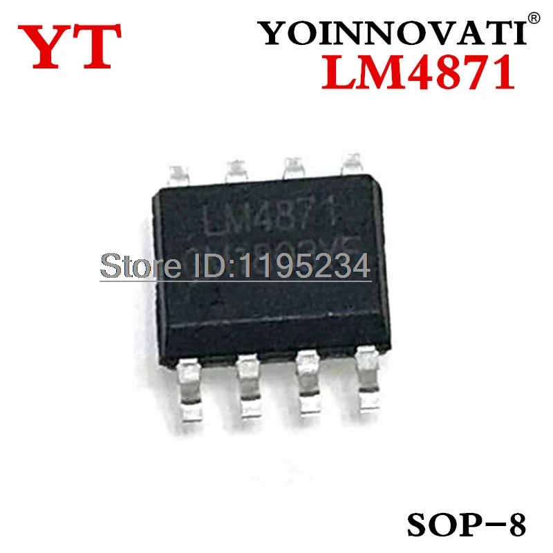 20 шт. 200 LM4871T LM4871MX LM4871 SOP-8