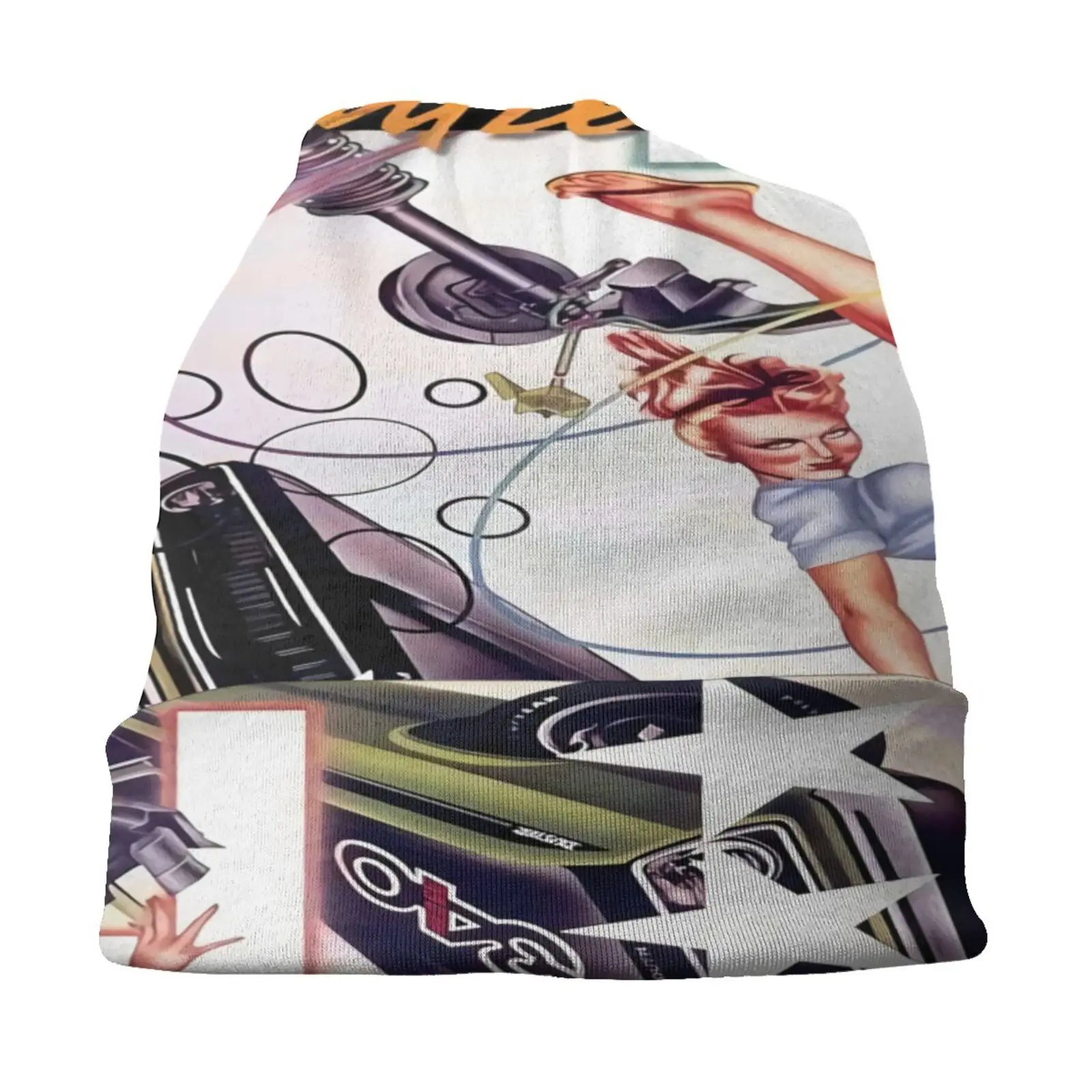 

Популярная женская зимняя шапка с рисунком автомобиля в виде сердечного ритма, модель 2021 года, мужская шапка, шапка в стиле хип-хоп, шапка, Му...