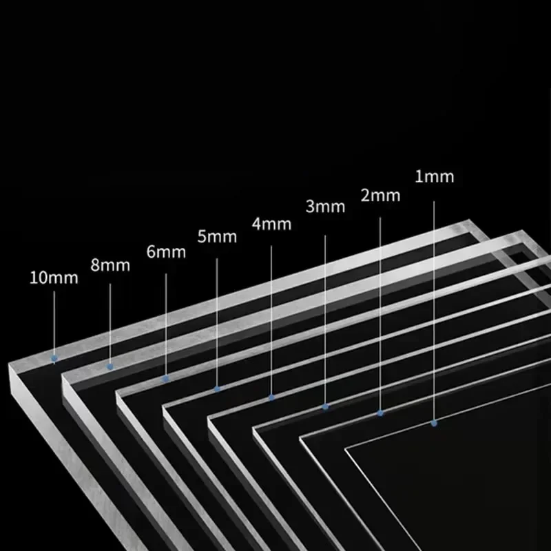 Прозрачная пластина из плексигласа прозрачная акриловая декоративная доска