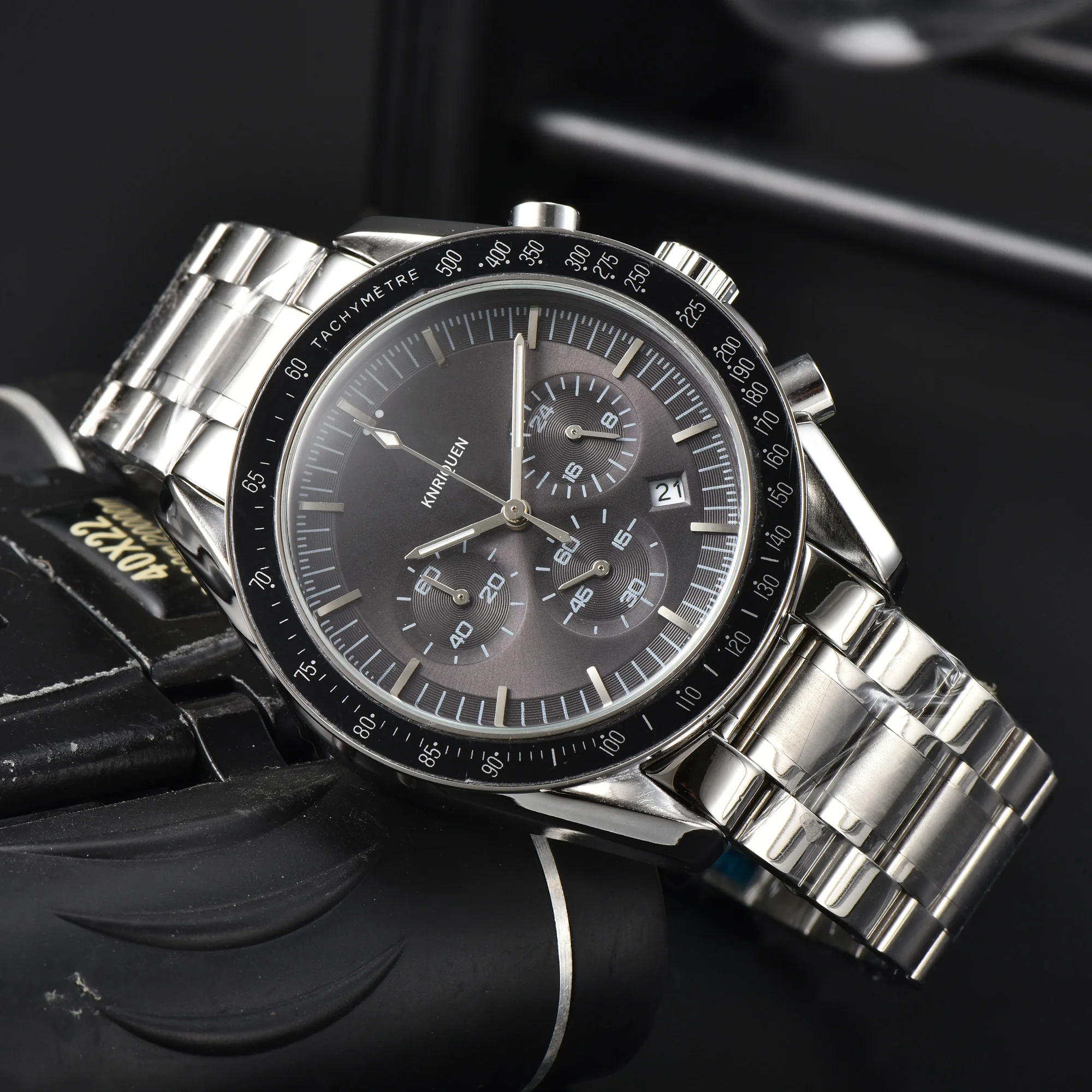 

Мужские кварцевые часы, оригинальные брендовые роскошные часы с стальным ремешком и автоматической индикацией даты, 2023