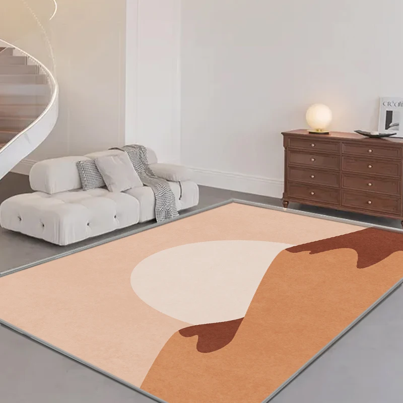 

Простые коврики Morandi, ковер для украшения спальни, большие мягкие коврики для гостиной, домашний ковер, нескользящий коврик для входной двери