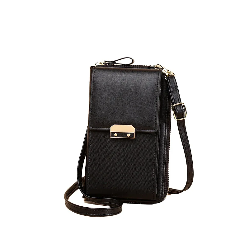 

2022 New Bag for Women Mobile Phone Bag Wallet 2-in-1trend Simple Shoulder Messenger Bag Korean Version Lock Small Square Bag