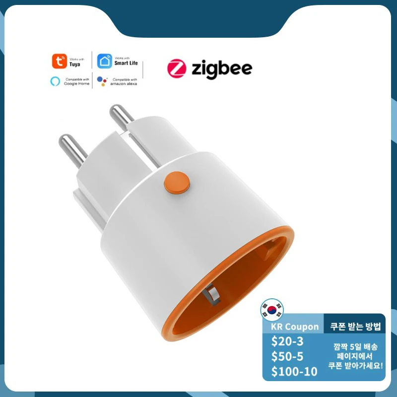 

NEO Coolcam 16A WiFi Smart Plug Zigbee Wireless Smart Outlet With Power Energy Monitor Compatible With Tuya Alexa Google Home
