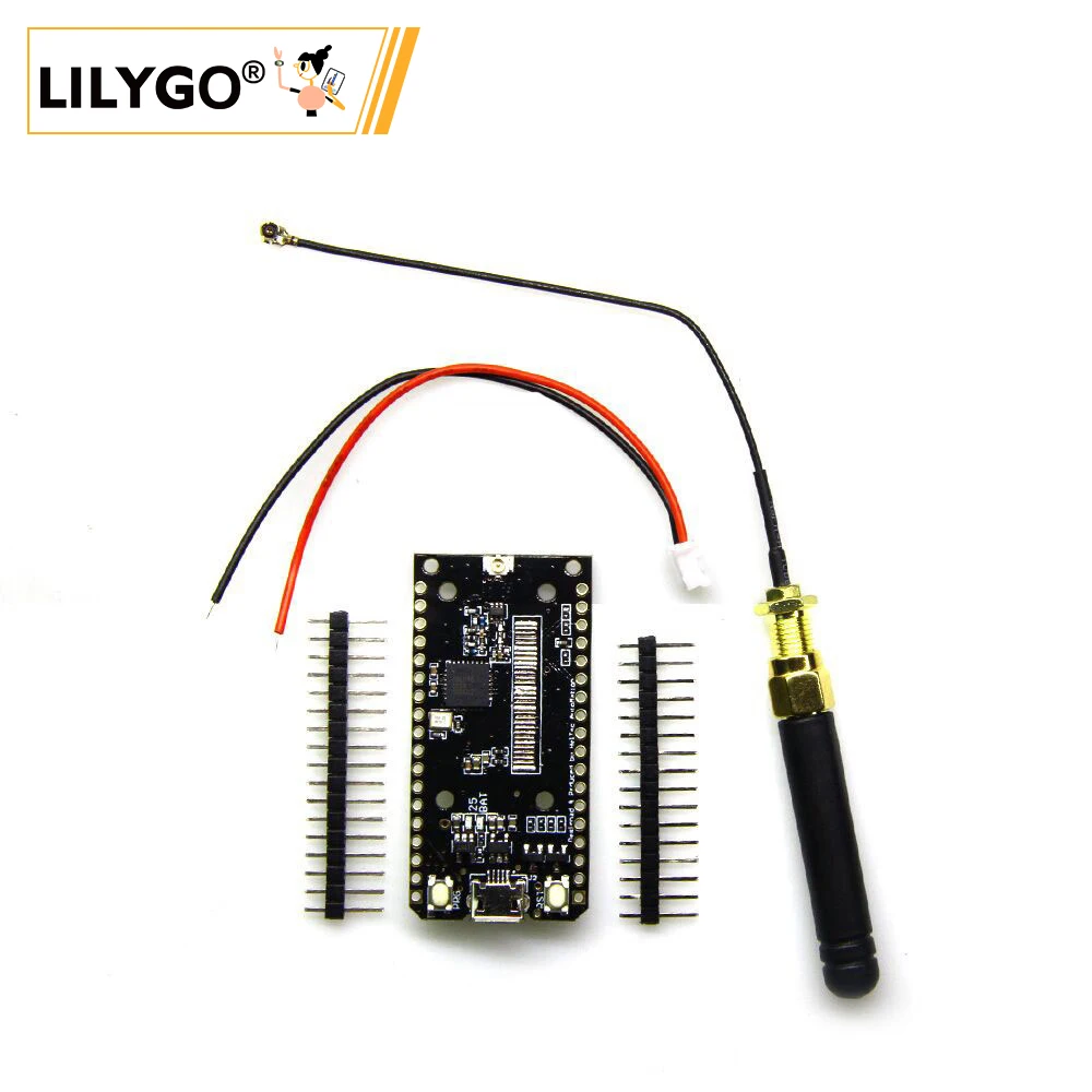 

LILYGO® LoRa V1.0 ESP32 SX1276 868/915Mhz Bluetooth WIFI Wireless Module Internet Antenna Development Circuit Board for Arduino