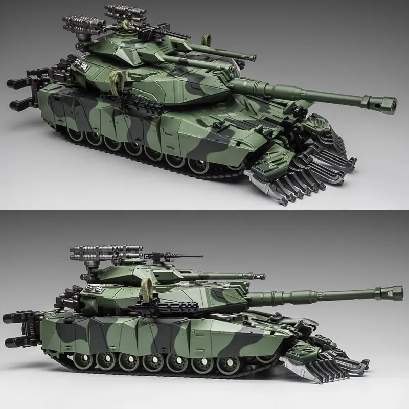 Transformation Brawl WJ M04 SS Leader Camouflage Tank Model M1A1 28CM Alloy Action Figure Robot Collection Deformed Toys Gifts images - 6