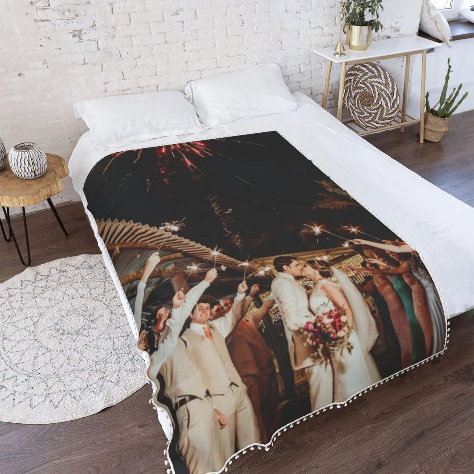 

Индивидуальное одеяло с вашим изображением, свадебный подарок