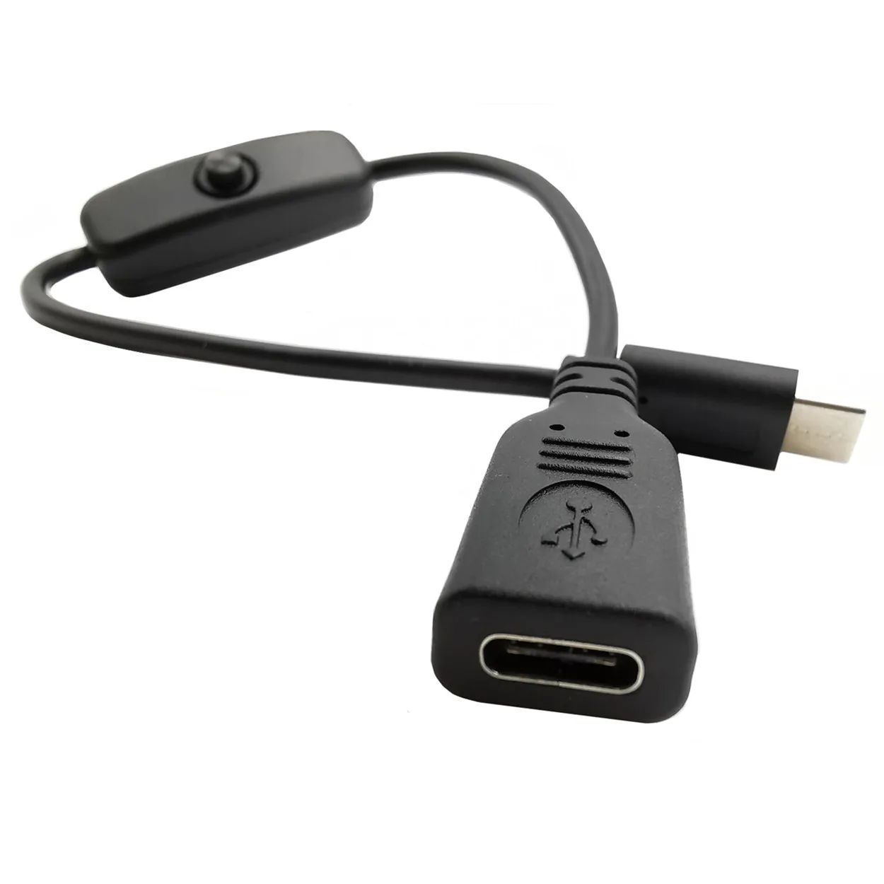Удлинительный кабель USB Type-c 3 А 22AWG 30 в с кнопками 501 длина 0 м