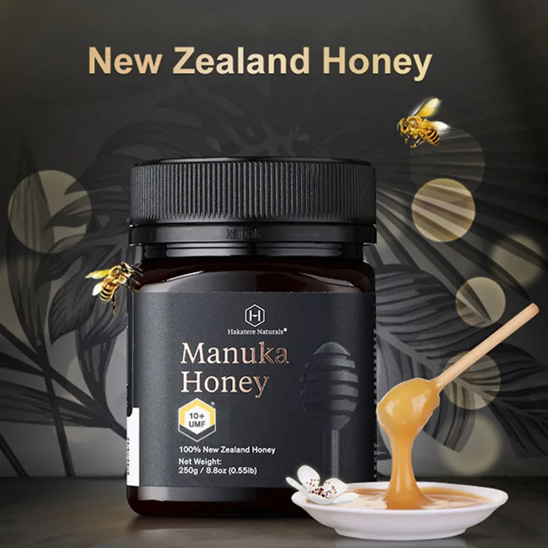 

New Zealand Pure Manuka Honey UMF10+ Natural Wild No Additive 250g Digestive HP Respiratory Health Cough Sooth Throat