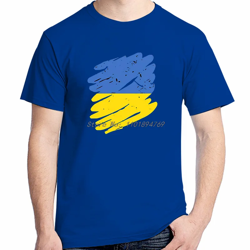 Модные персонализированные футболки с рисунком Pinsel Land Heimat Ukraine летняя хлопковая